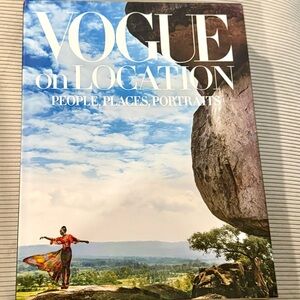 Vogue Coffee Table Book - Blue and Brown Cover